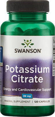 Swanson Potassium Citrate 99mg 120 caps