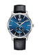 Claude Bernard Classic Watch Chronograph Battery with Black Leather Strap