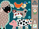 Kinderpuzzle Farm Animals für 3+ Jahre alt+ Jahre 15pcs Djeco