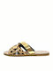 Makis Kotris K-150 Women's Flat Sandals Leopard Λ2-150