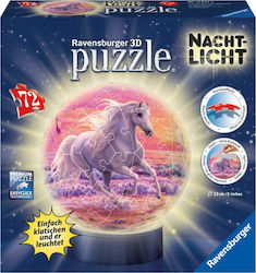 Puzzleball Horses on The Beach Night Light 72pcs Ravensburger