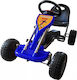 Go-Kart Einsitzer mit Pedal Blau für 3+ Jahre