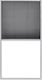 vidaXL Mosquito Net Window Pleated Aluminum Bla...
