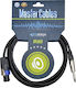 Prostage Speaker Cable Speakon male - 6.3mm male 3m (SPJ-03)