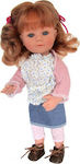 D'Nenes Marieta Floral Shirt Doll for 3++ Years 34cm 022099