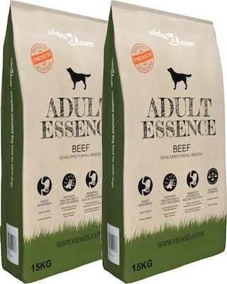 vidaXL Premium Adult Essence Beef 15kg Ξηρά Τροφή για Ενήλικους Σκύλους με Βοδινό