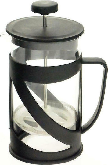 Alpina Plastic French Press Coffee Maker Black 600ml