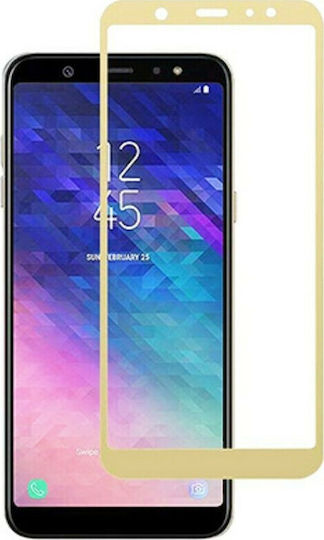 Vollflächig gehärtetes Glas (Galaxy A6 2018)
