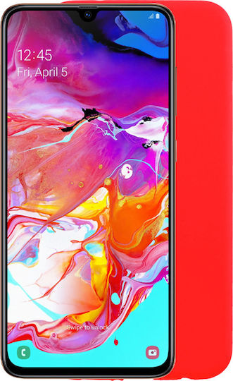 Volte-Tel Silicon Tpu Back Cover Σιλικόνης Κόκκινο (Galaxy A70)