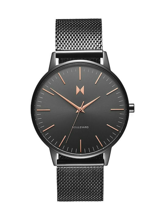 MVMT Boulevard Sunset Watch with Gray Metal Bracelet