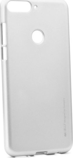 Mercury iJelly Back Cover Silicon Argintiu (Huawei Y7 2018/Y7 Prime 2018 - Huawei Y7 2018/Y7 Prime 2018)