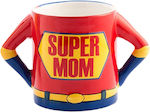 Super Mom Κούπα Κεραμική Κόκκινη