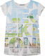 Mayoral Kids Dress Short Sleeve Multicolour