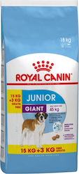 Royal Canin Giant Junior Dry Dog Food for Large Breeds with Corn and Rice 15kg