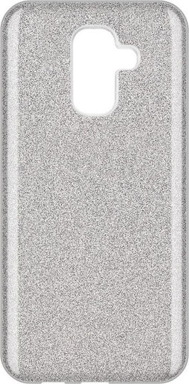 Forcell Back Cover Silicon Argintiu (Galaxy A6+ 2018)