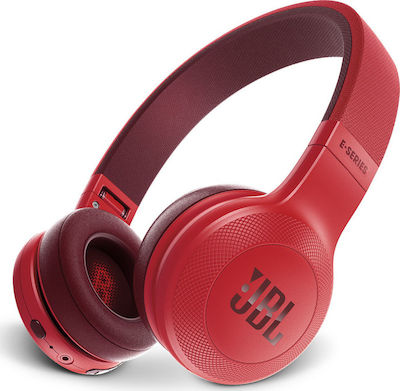 JBL E45BT Wireless/Wired On Ear Headphones with 16 hours of Operation Reα JBLE45BTRED