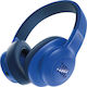 JBL E55BT Ασύρματα/Ενσύρματα Over Ear Ακουστικά με 20 ώρες Λειτουργίας Μπλε