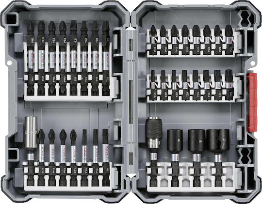 Bosch Σετ 36 Μύτες Κατσαβιδιού Impact Control
