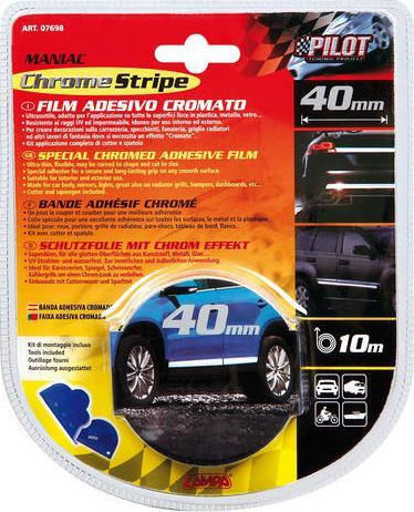 Lampa Autocolante Auto cu Acoperire de Smalț în Culoarea Argintiu 1buc