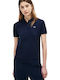Damen Polo Bluse Kurzarm Marineblau