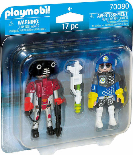 Playmobil Двойна опаковка Space Police and Ganove за 4+ години години