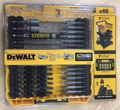 Dewalt Set 40 Biți Șurubelniță Cruce / Allen Σετ με Μαγνητικό Αντάπτορα