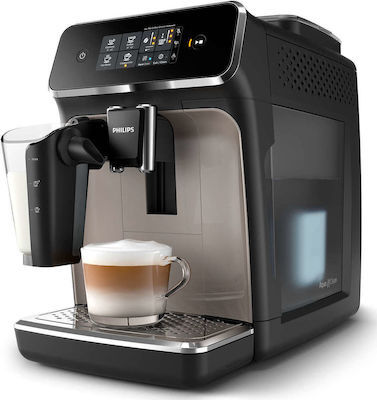 Philips Mașină automată de cafea espresso 1500W Presiune 15bar pentru cappuccino cu râșniță Negru