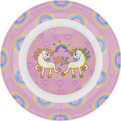 Laken Baby Food Plate Plate made of Melamine Pink