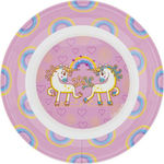 Laken Baby Food Plate Πιατάκι made of Melamine Pink