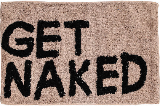 Estia Bath Mat Cotton Get Naked 02-4323 Beige 50x80cm