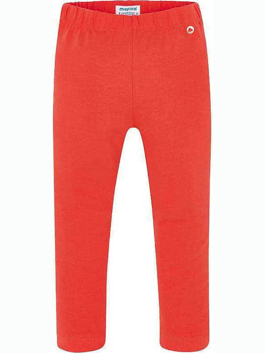 Mayoral Kids Legging Short Orange