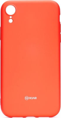 Roar Colorful Jelly Silicone Back Cover Coral (iPhone XR)