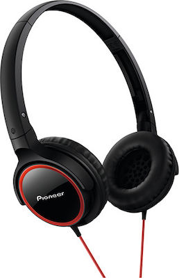 Pioneer SE-MJ512 On Ear Headphones Blacα SE-MJ512-R