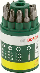 Bosch Set 10 Schraubendreher-Bits E-Commerce-Website Set Etui