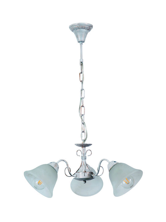 ARlight Pendant Light Three-Light for Socket E27 White