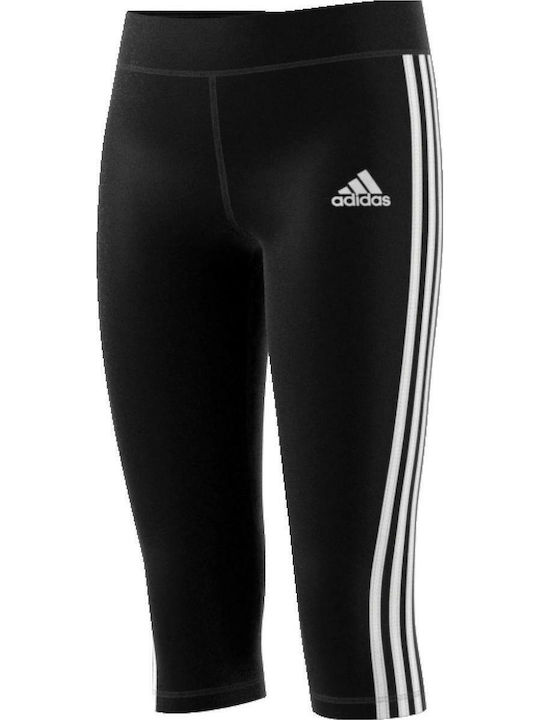 adidas Παιδικό Κολάν Αθλητικό Κάπρι Μαύρο