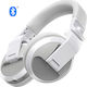 Pioneer HDJ-X5BT Wireless/Wired Over Ear DJ Headphones with 20 hours of Operation Whitά HDJ-X5BT-W