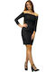 Toi&Moi Mini Evening Dress Black