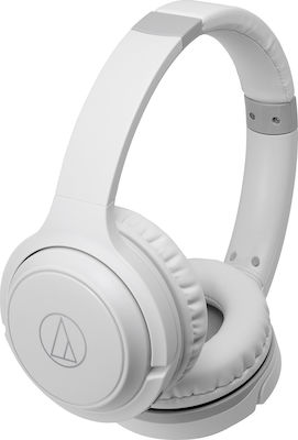 Audio Technica ATH-S200BT Ασύρματα Bluetooth On Ear Ακουστικά με 40 ώρες Λειτουργίας Λευκά