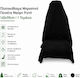 Front Car Seat Cover Towel Black Loose 160x90cm 1 Piece 02365