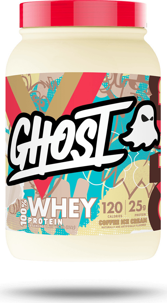 Ghost 100 Whey Protein 924gr Coffee Ice Cream Skroutz.gr