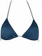 Rock Club Triangle Bikini Top Blue BP1052.star-blue