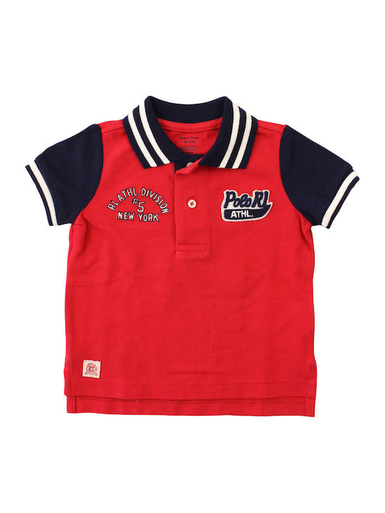 Ralph Lauren Kinderpolo Kurzarm Rot