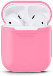 Senso Hülle Silikon in Rosa Farbe für Apple AirPods 1 / AirPods 2