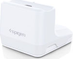 Spigen S313 Stand Charging Dock Charging Station in White color for Apple AirPods 1 / AirPods 2