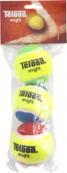 Teloon Knight Μπαλάκια Τένις για Προπόνηση 3τμχ