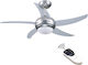 Gruppe L44001 Ceiling Fan 112cm with Light and ...
