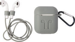 Nines Set with Hook in Gray color for Apple AirPods 1 / AirPods 2