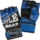 Olympus Sport Battle Gear MMA Handschuhe Leder Blau