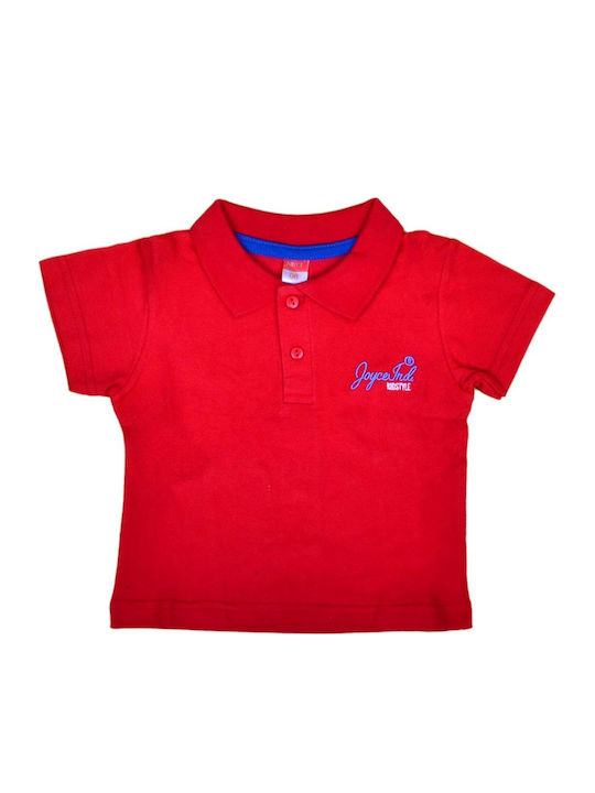 Joyce Kinderpolo Kurzarm Rot